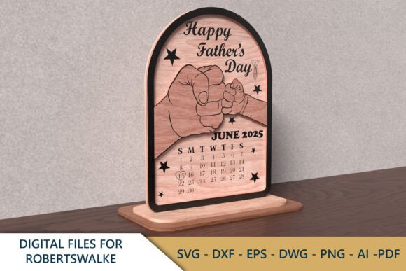 Download Father’s Day Calendar Sign SVG - Day Collection