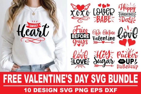Download Free Valentine's Day SVG Bundle - Day Collection