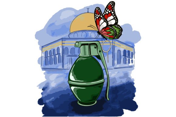 Download GRANADE and BUTTERFLY ILLUSTRATION - Butterfly illustration Collection