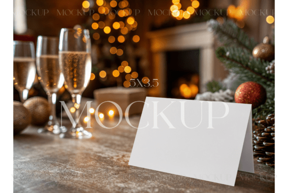 Download Holiday Champagne Table Card - Day Collection