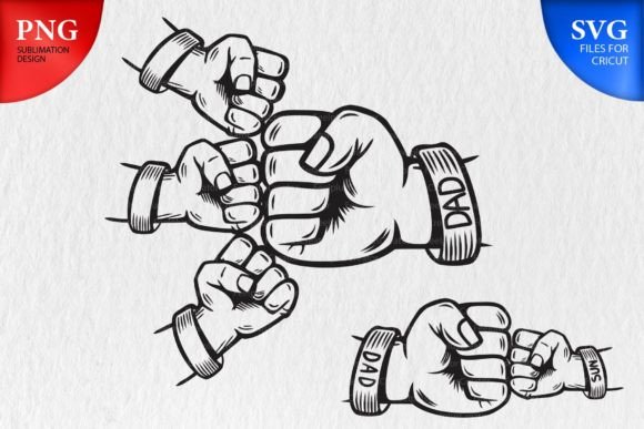 Download Dad and Son Fist Bump Happy Father's Day - Day Collection