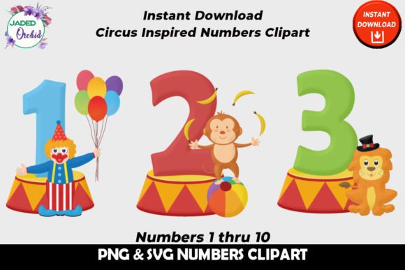 Download Circus Birthday Clipart SVG or PNG - Day Collection