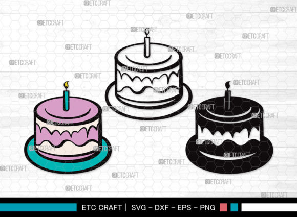 Download Birthday Cake SVG Cut File - Day Collection