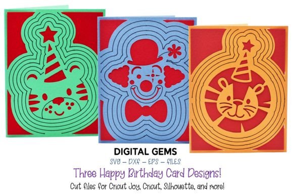Download Cricut Joy SVG | Birthday Greeting Cards - Day Collection