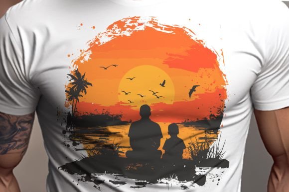 Download Father's Day Png Father and Son Sunset - Day Collection