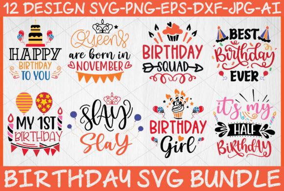 Download Birthday SVG Bundle - Day Collection